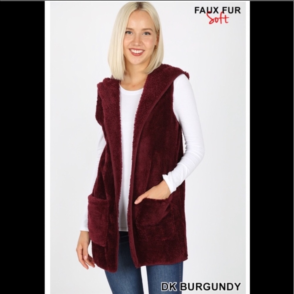 Beautiful hooded vest.